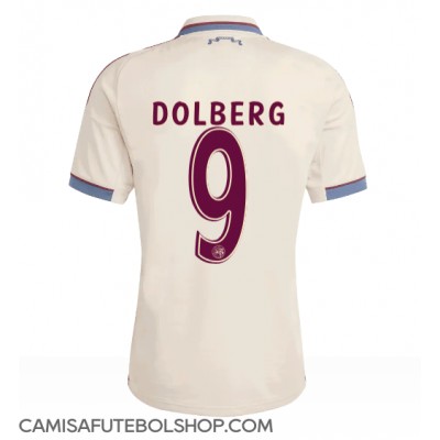 Camisa de time de futebol Ajax Kasper Dolberg #9 Replicas 3º Equipamento 2025-26 Manga Curta Camisa de time de futebol Ajax Kasper Dolberg #9 Replicas 3º Equipamento 2025-26 Manga Curta